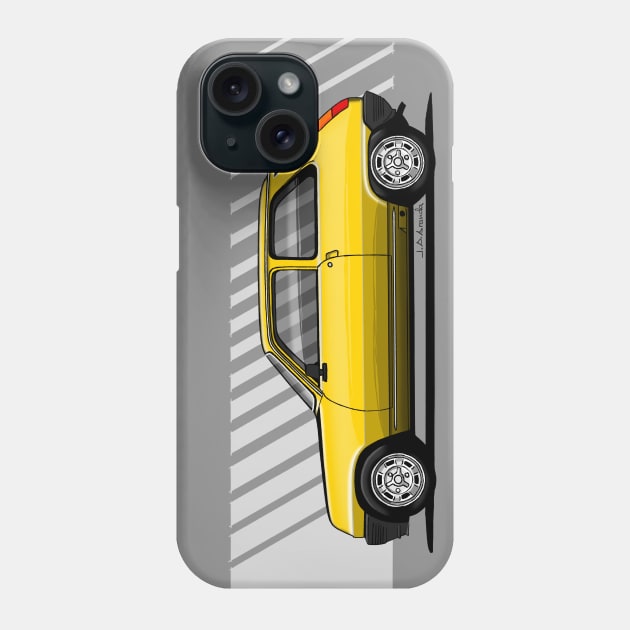 Drawing of the 5 Copa Phone Case by jaagdesign