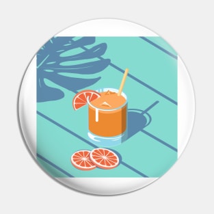 Orange juice Pin