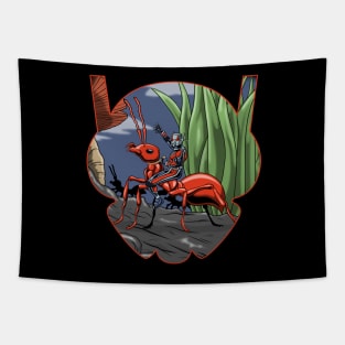 Scott Lang Crossing The Back Yard Tapestry