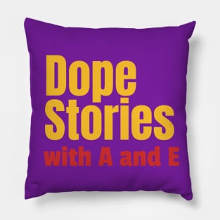 Dope Stories Podcast Logo Pillow