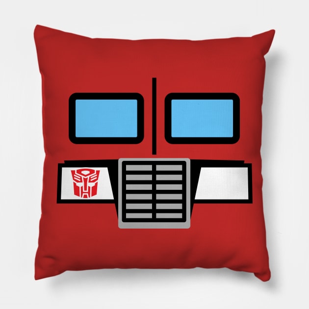 Minimalist Optimus Prime Pillow by x01618