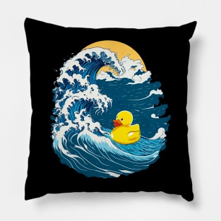 The big wave Pillow