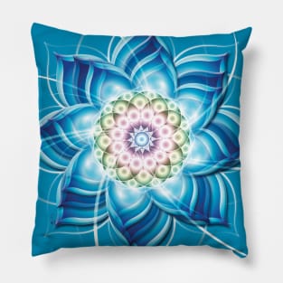 Blu flower mandala Pillow