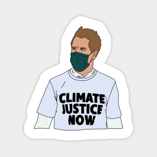 Sebastian Vettel- Climate Justice Now Magnet