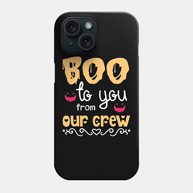 Boo Crew Halloween Phone Case by BB Funny Store