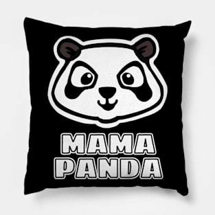 Cute Kawaii Mama Panda Pillow