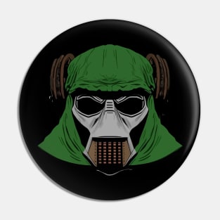 Retro doom Pin