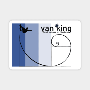 van King - Golden Ratio Sk8 - Blue Colors Magnet