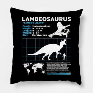 Lambeosaurus data sheet Pillow