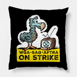 DODO WGA SAG-AFTRA on strike Pillow