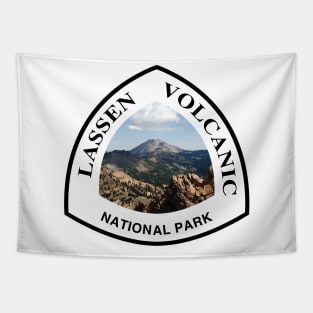 Lassen Volcanic National Park shield Tapestry