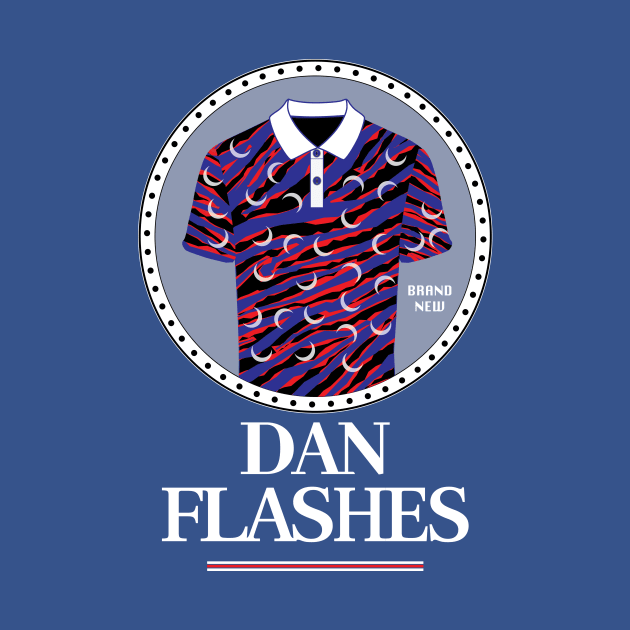 Dan Flashes Zubaz Dark Shirt by YudiDesign