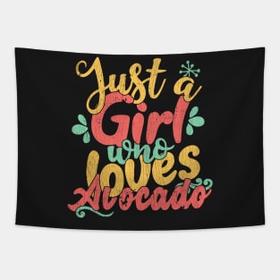 Just A Girl Who Loves Avocado Gift print Tapestry