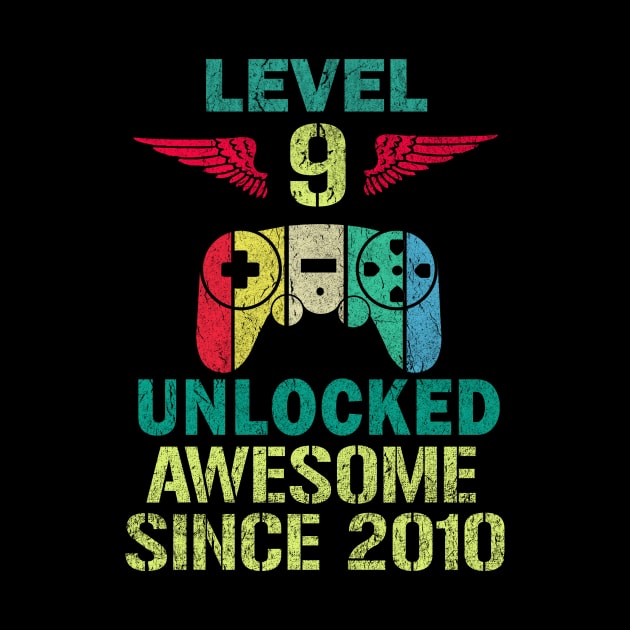 Level 9 Unlocked Awesome Since 2011 Gamers lovers by ht4everr