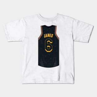 LeBron James Jersey Kids T-Shirt for Sale by SasatheGreat