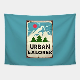 Urban Explorer Tapestry