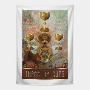 Three of Cups Tapestry