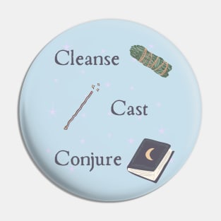 Cleanse Cast Conjure Pin