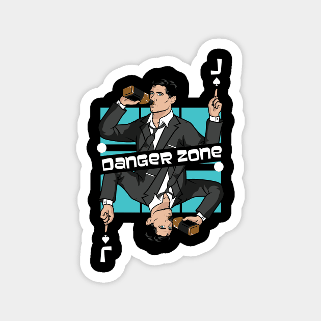 Jack DangerZone! Magnet by JBrandtDesign