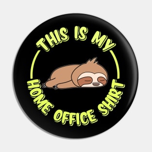 Home Office Sloth Pin