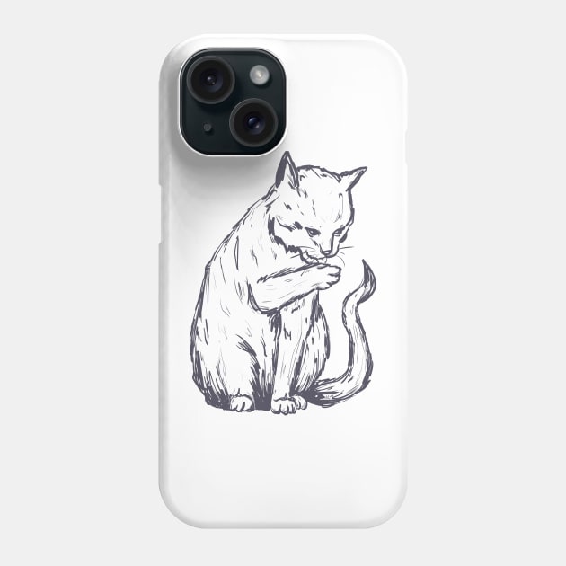 Feline Energy Phone Case by artbyemuu