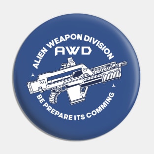 Alien Weapon Division Pin