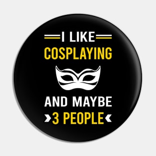 3 People Cosplaying Cosplay Cosplayer Pin