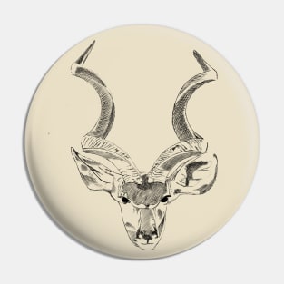 African Kudu - Black Pin