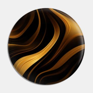 Golden Harmony: Abstract Stripes in Luxe Gold Pin