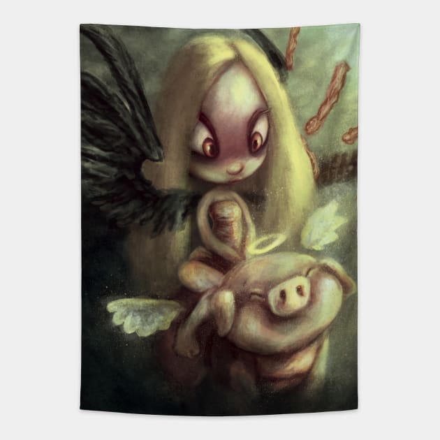 Bacon Tapestry by selvagemqt