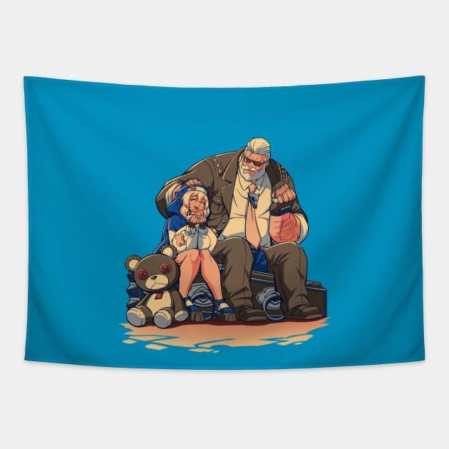 Family lunch Tapestry by CoinboxTees