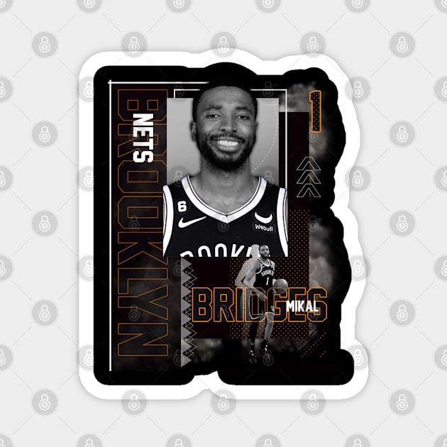 Mikal Bridges 1 Magnet by today.i.am.sad