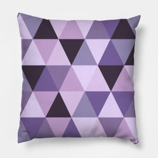 Purple Geometric Pattern Pillow