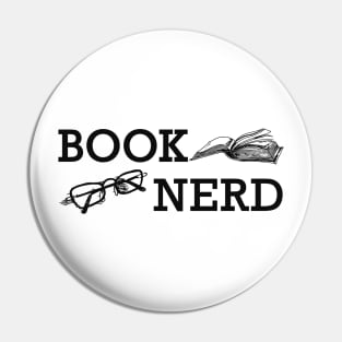 Book Nerd Pin