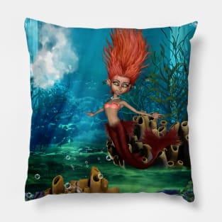 Sweet little mermaid Pillow