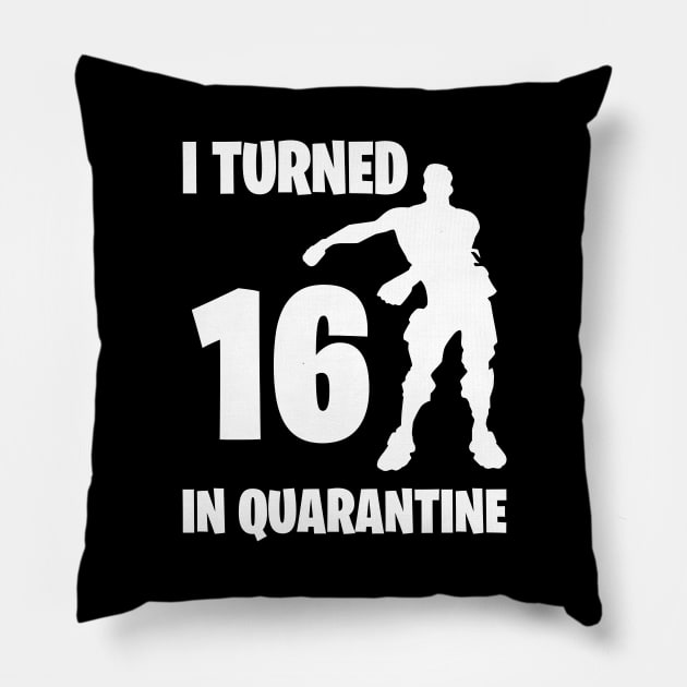 I Turned 16 In Quarantine - Birthday Quarantined Pillow by Sachpica