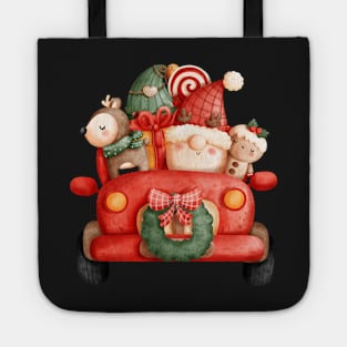 Christmas decorations, christmas gnomes Tote