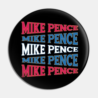 TEXT ART USA MIKE PENCE Pin