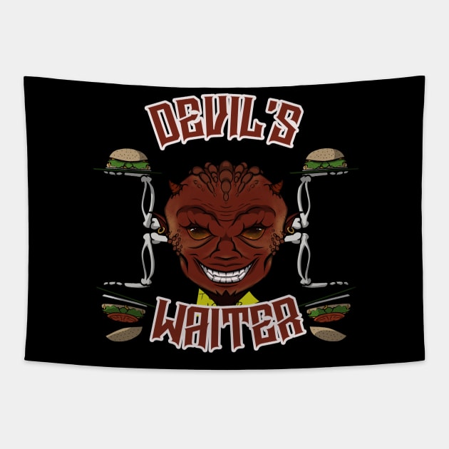 Devil's Waiter Tapestry by RampArt