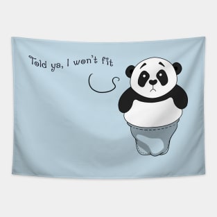 Panda Won't Fit Tapestry