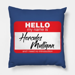 My name is Hercules Mulligan Pillow