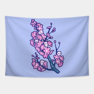 Sakura Kitties Tapestry