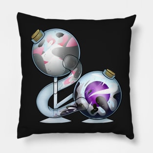 Demigirl And Asexual Pride Potion Pillow