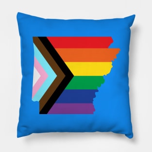 Arkansas Progress Pride Pillow