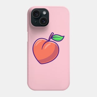 Peach Fruit Cartoon Phone Case