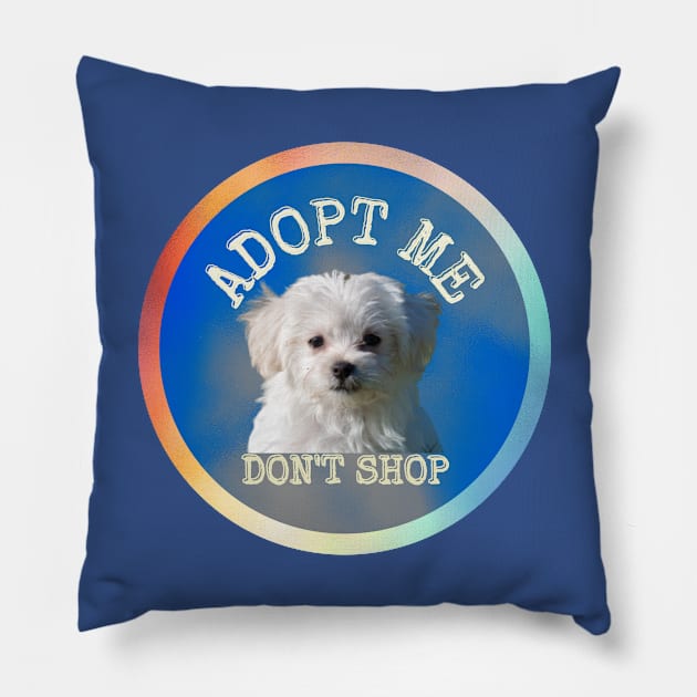 Adopt me Don't shop Pillow by D E L I C A R T E