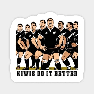 Kiwis Do It Better - New Zealand rugby Magnet