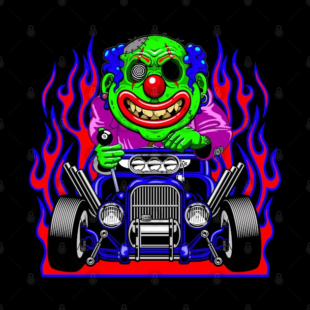 HOTROD 1 (Klown) by GardenOfNightmares