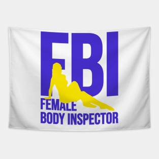 Female Body Inspector Tapestry