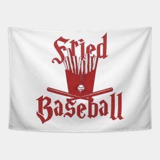 Fried Baseball Tapestry